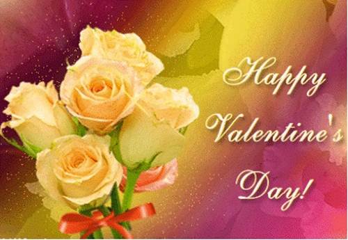 Free Valentines Day Greeting Cards With Flowers Background