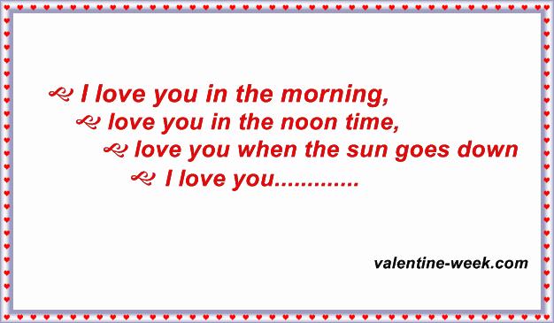 Sms husband valentine in english for I Love