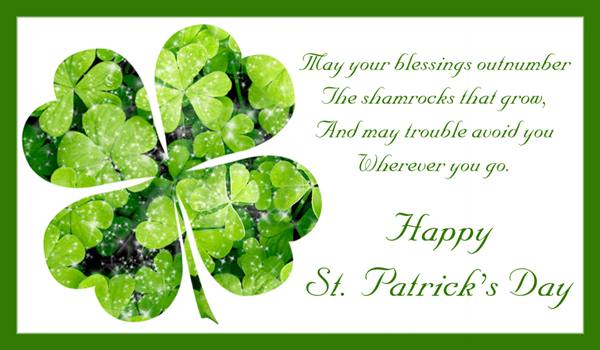 Happy St Patrick's Day Wishes, St Patrick's Day Images with Wishes, St Patrick's Day Images Pictures with Blessings, St Patrick's Day Blessings